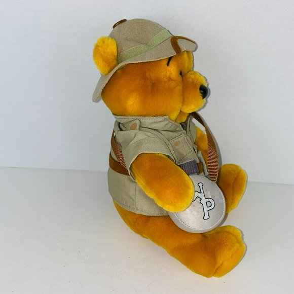 WDW Walt Disney World Winnie Character Plush Safari Hiking Explorer Pooh Bear - Picture 8 of 9